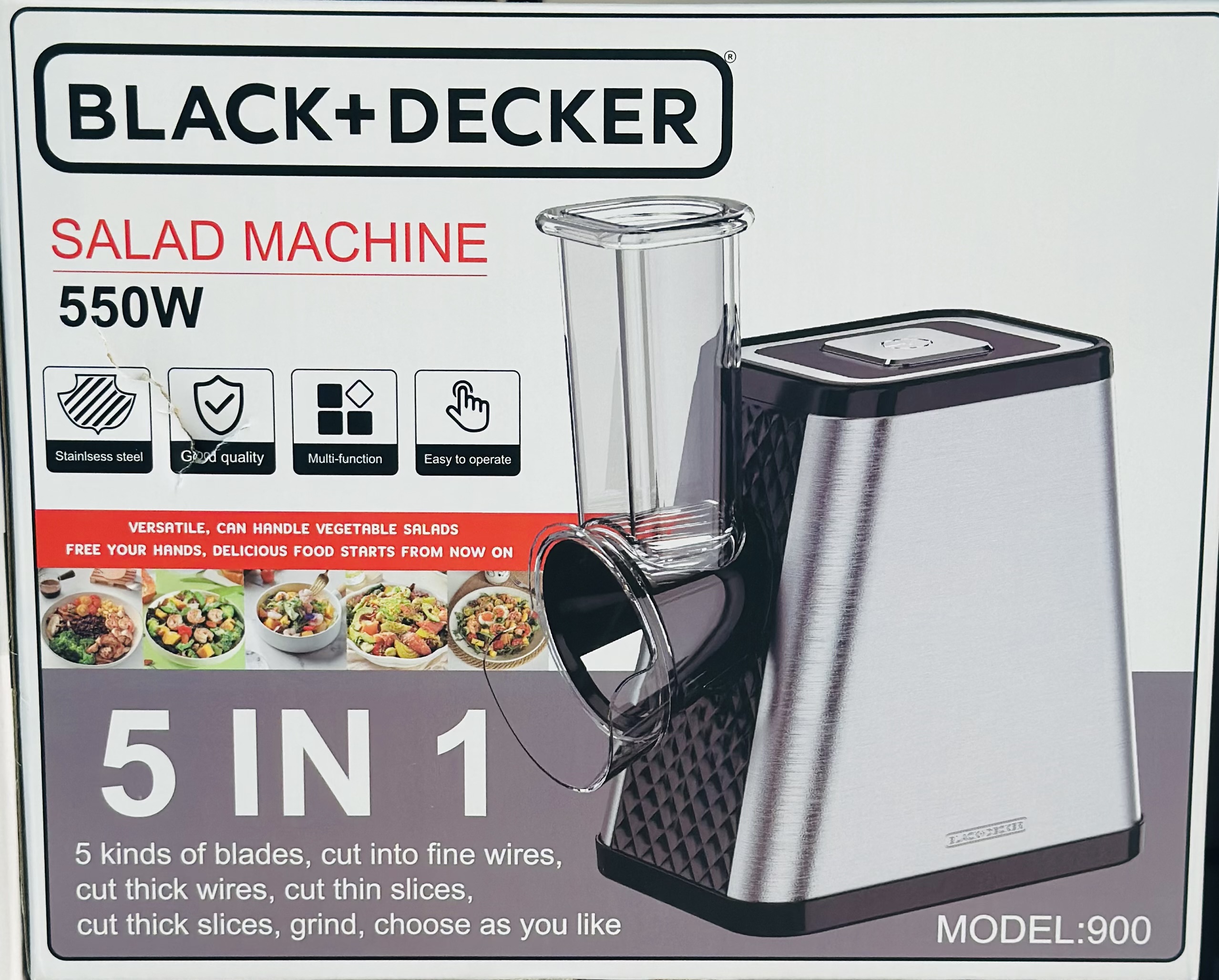 سالاد ساز 5 کاره بلک اند دکر Black+Decker