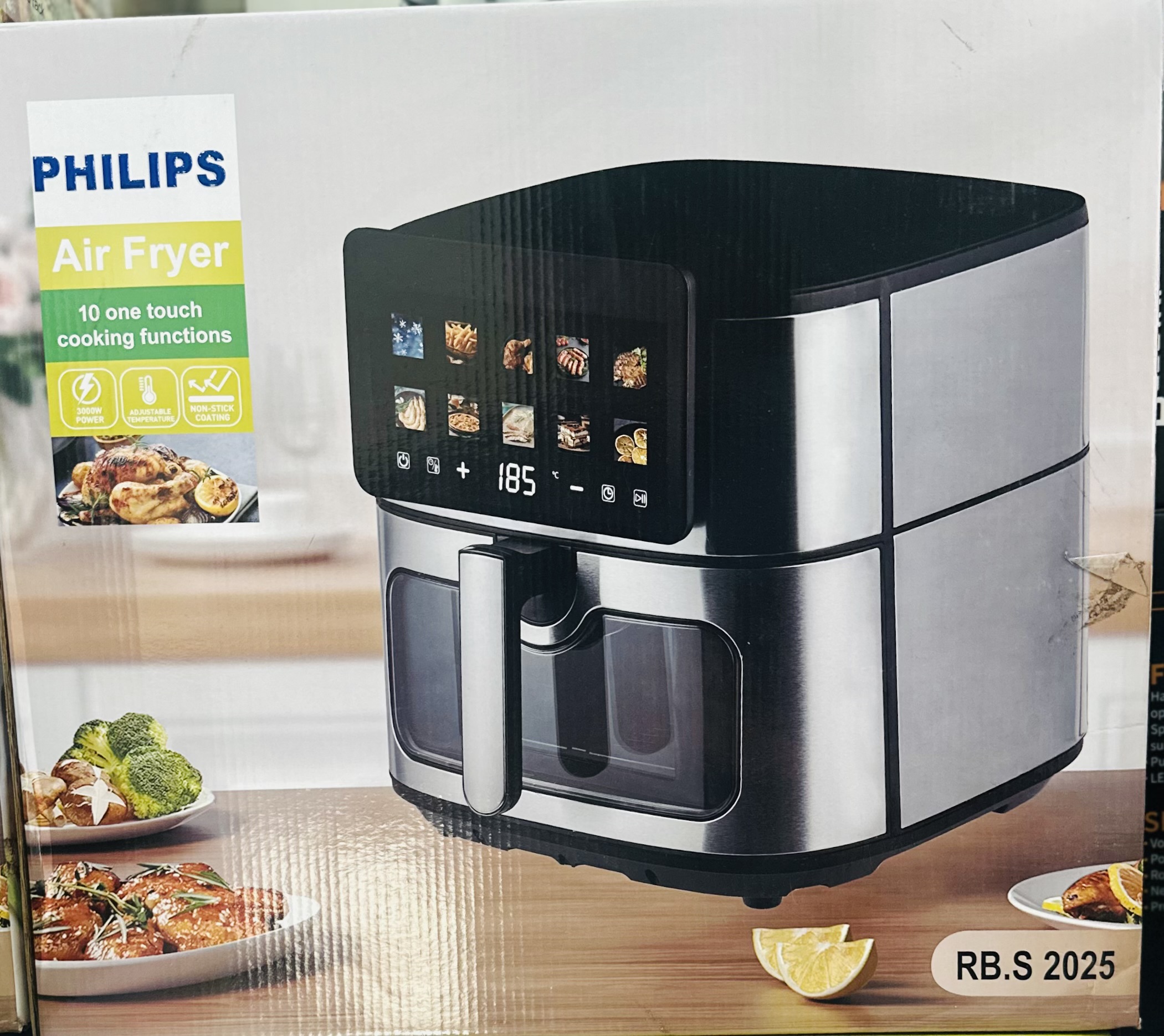 سرخ‌کن بدون روغن فیلیپس Philips مدل RB.S 2025 | 3000 وات، 10 برنامه