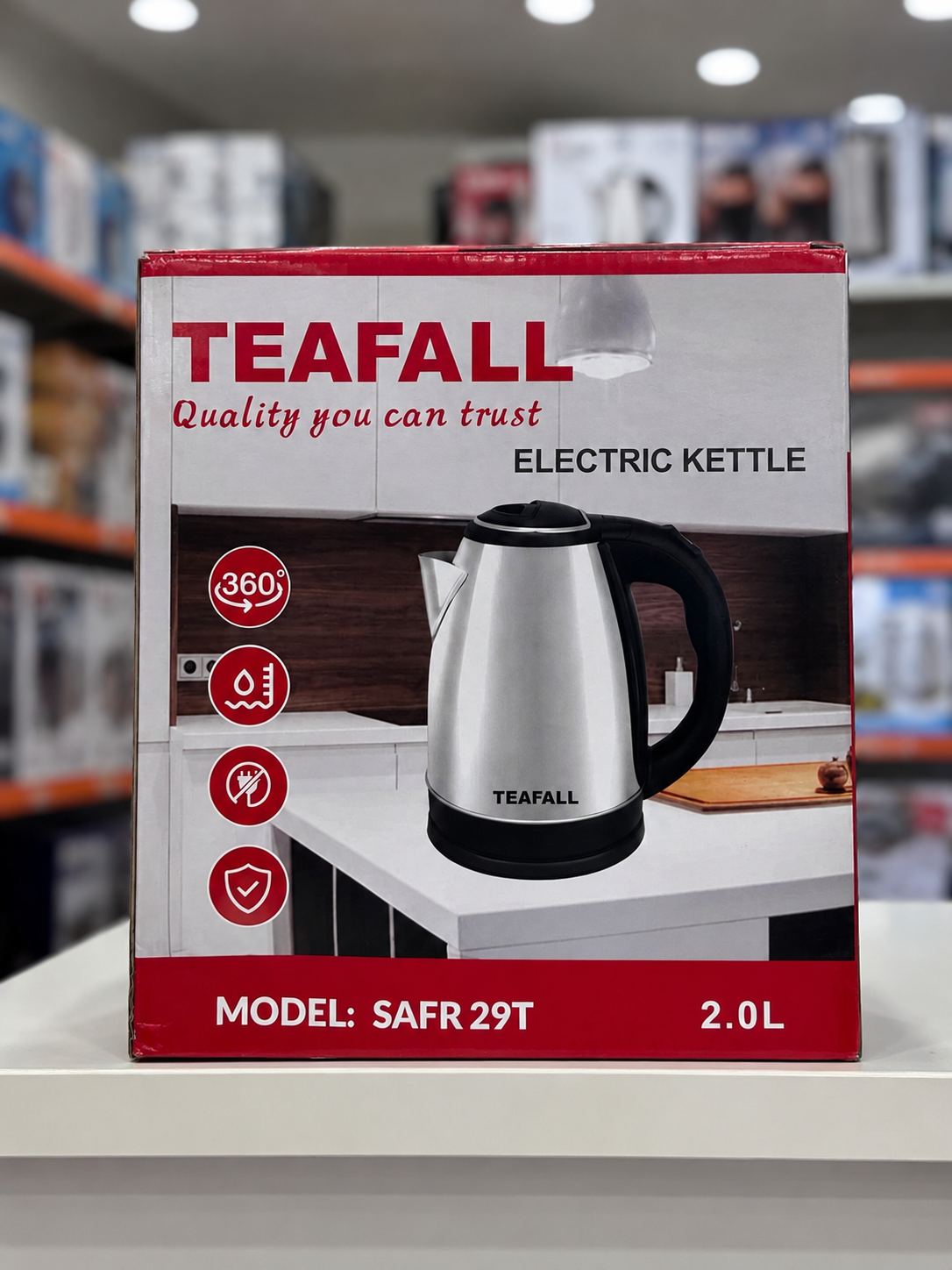 کتری برقی TEAFALL مدل SAFR 29T | ظرفیت 2 لیتر