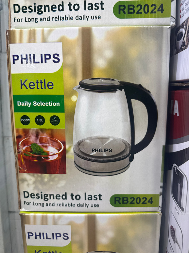 کتری برقی فیلیپس Philips مدل RB202۴ وات، 1500 ظرفیت 1.8 لیتر